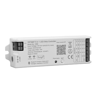 TUYA APP SMART WIFI 5 IN 1 LED STRIP CONTROLLER 12-24V 