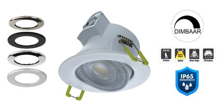 LED DOWNLIGHT COMPACT ECO RB IP65 5,5W 510LM 3000K 