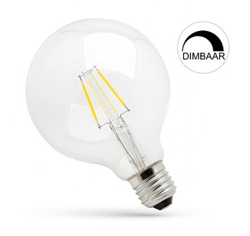 LED FILAMENT GLOBE G125 DIMBAAR E27 8,5W 1150LM 2700K 