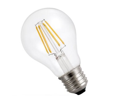 LED FILAMENT LAMP A60 DIMBAAR 230V E27 5,5W 710LM 2700K  