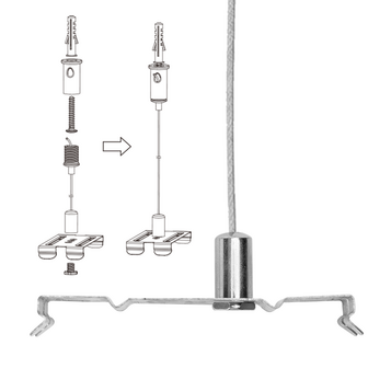 LED BATTEN EASY CONNECT PENDELKIT 