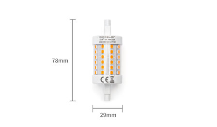 LED R7S STAAFLAMP J78 230V 8W=75W 1055LM 6500K 