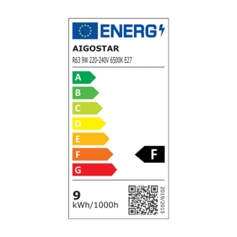 LED SPOT R63 230V 170&deg; E27 9W=60W 840LM 6500K 