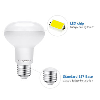 LED SPOT R80 170&deg; 230V E27 12W=80W 1170LM 6500K 