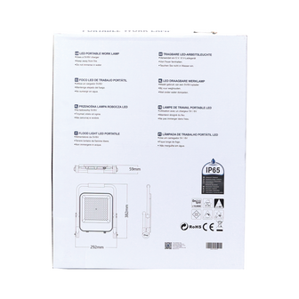 LED ACCU WERKLAMP PECHLAMP IP65 100W 2400LM 6500K