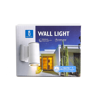 TUINLAMP WANDLAMP WIT DOWN IP65 230V GU10