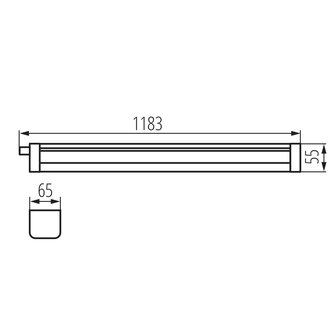 LED BATTEN TP STRONG ECO 120-CM IK08 IP65 230V 46W 6000LM 4000K