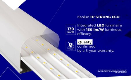 LED BATTEN TP STRONG ECO 120-CM IK08 IP65 230V 46W 6000LM 4000K