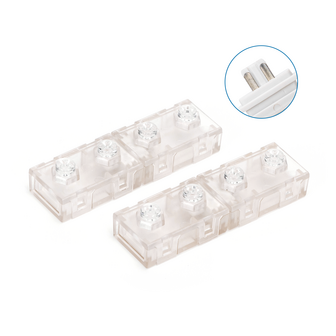 SET 2-STUKS I-CONNECTOR 8-MM 230V SMD LED STRIP 