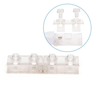 SET 2-STUKS I-CONNECTOR 8-MM 230V SMD LED STRIP 