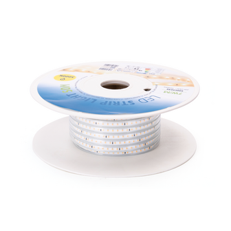 SMD LED STRIP 230V 7W/M. 500LM/M. 3000K 50-METER ROL