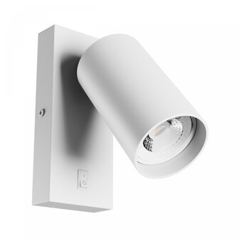 WANDLAMP VARIOSA SWITCH WIT/ZWART IP20 230V GU10 