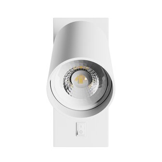 WANDLAMP VARIOSA SWITCH WIT/ZWART IP20 230V GU10 