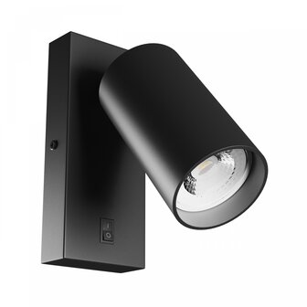 WANDLAMP VARIOSA SWITCH WIT/ZWART IP20 230V GU10 