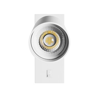 WANDLAMP VARIOSA FLEX SWITCH WIT/ZWART IP20 230V GU10 