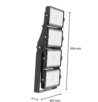 LED STADION VERSTRALER HL 1-10V DIM IP66 1000W 140.000LM 