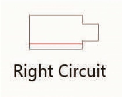 POWER SUPPLY CONNECTOR LINKS OF RECHTS VOOR 3-FASE RAILS WIT OF ZWART