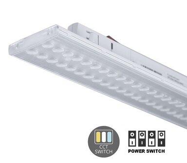 3-FASE RAILARMATUUR LINEAR-60 230V 20W POWER &amp; CCT-SWITCH