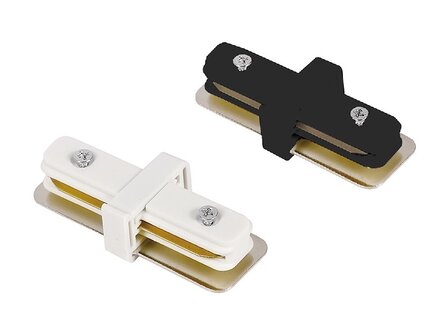 I-CONNECTOR VOOR 1-FASE RAILS WIT OF ZWART