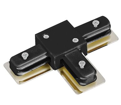 T-CONNECTOR VOOR 1-FASE RAILS WIT OF ZWART