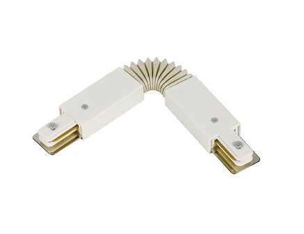 FLEX-CONNECTOR VOOR 1-FASE RAILS WIT OF ZWART