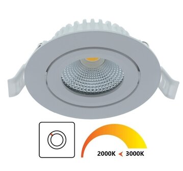 ULTRA SLIM LED INBOUWSPOT DIM TO WARM IP44 230V 5W 420LM WIT