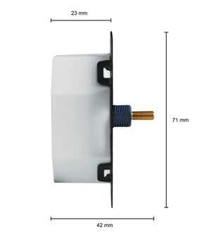 LED DIMMER FASEAFSNIJDING TRIAC 0,5-250W UNIVERSEEL