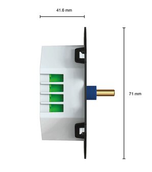 LED DIMMER FASE AF- &amp; AANSNIJDING 0,5-500W UNIVERSEEL