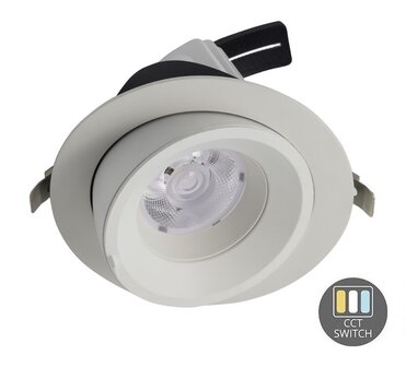 LED DOWNLIGHT KANTELBAAR 230V 40W 3600LM CCT-SWITCH