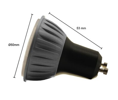 GU10 LED SPOT ZOOM- &amp; DIMBAAR CRI98 230V 5W 