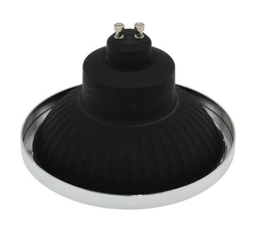 ES111 LED SPOT 45&deg; REFLECTOR DIMBAAR 230V GU10 12W ZWART