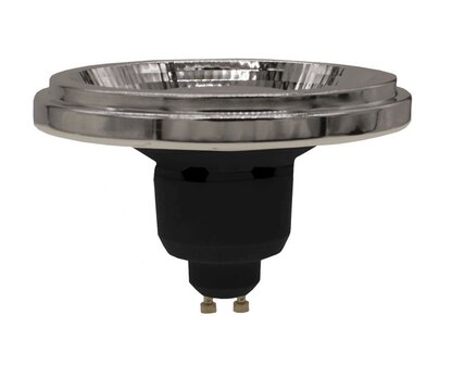 ES111 LED SPOT 24&deg; REFLECTOR DIMBAAR 230V GU10 12W ZWART