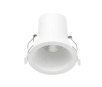 LED INBOUWSPOT 40&deg; IP44 DIMBAAR 230V 6W 502LM WIT 