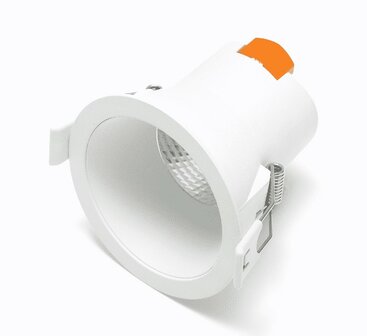 LED INBOUWSPOT 40&deg; IP44 DIMBAAR 230V 6W 502LM WIT 