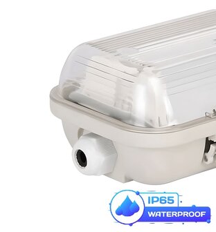 IP65 LED TL-ARMATUUR 60CM DUBBEL 230V T8 G13 