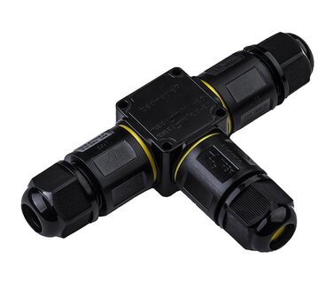 IP68 VERBINDINGSMOF T QUICK CONNECTOR 3-POLIG 