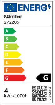 LED FILAMENT GLOBE G80 CLEAR DIMBAAR E27 4W 277LM 2400K 