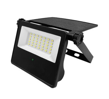 SOLAR LED VERSTRALER MET SENSOR 15W 1300LM 6500K 