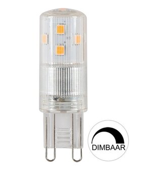 LED G9 GU9 LAMP DIMBAAR 230V 2,7W=28W 300LM 2700K 