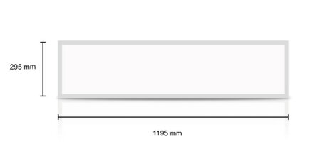 LED PANEEL IP65 120X30CM UGR-22 230V 36W 4320LM 4000K 