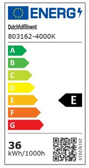 LED PANEEL IP65 120X30CM UGR-22 230V 36W 4320LM 4000K 