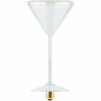 SEGULA LED FLOATING MARTINI CLEAR E27 6W 600LM 2200K