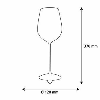 SEGULA LED FLOATING WINE CLEAR BLACK BASE E27 5W 500LM 2200K