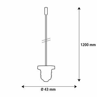 SEGULA LED FLEXI SILICONE ARTLINE 120CM 10W 1000LM 