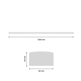 LED BATTEN SUBTILO IP20 120CM 230V 30W 3600LM COLOR-SWITCH