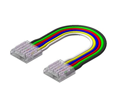 COB LED STRIP CONNECTOR VOOR 12-MM RGB+CCT COB STRIPS