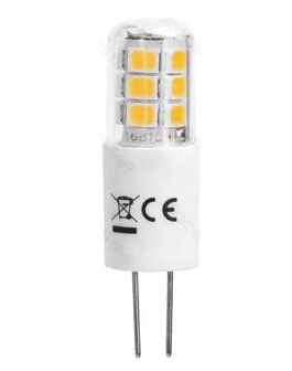 LED G4 GU4 LAMP COMPACT 12V AC/DC 2W=22W 250LM WARM WIT 