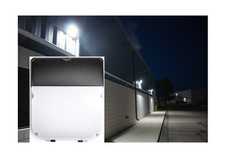 LED WALL PACK NOODVERLICHTING IP65 IK10 230V 20/30W CCT 3000K/4000K/6000K