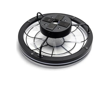 LED PLAFONDVENTILATOR MET LAMP ZWART 40W 4400LM DIMBAAR 2700K-6500K