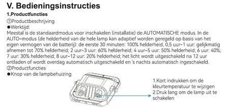 SOLAR LED VERSTRALER DIMBAAR &amp; CCT-SWITCH 150W 1500LM 
